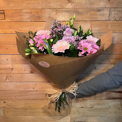 Valentines Hand Tied Wrap