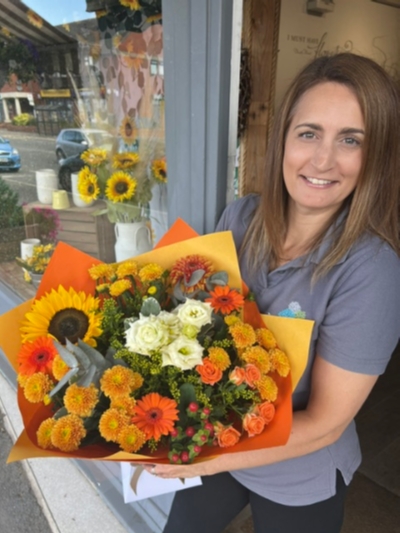 Autumn Burst Hand Tied