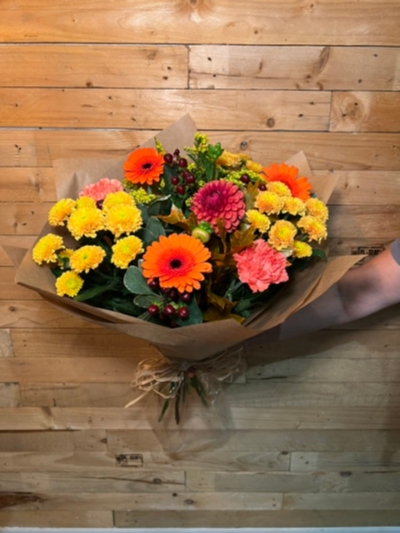 Autumn Hand Tied Wrap