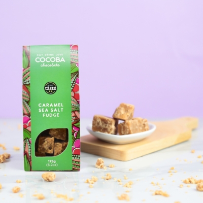 Caramel Sea Salt Fudge