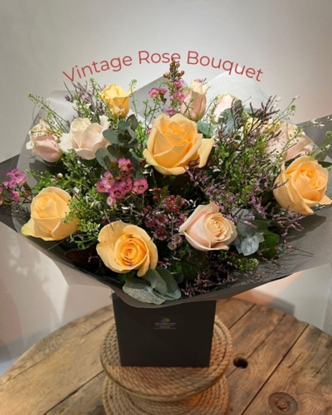 Vintage Rose Hand Tied