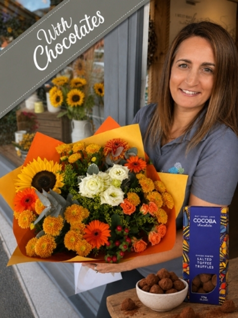 Autumn Burst with Chocolates