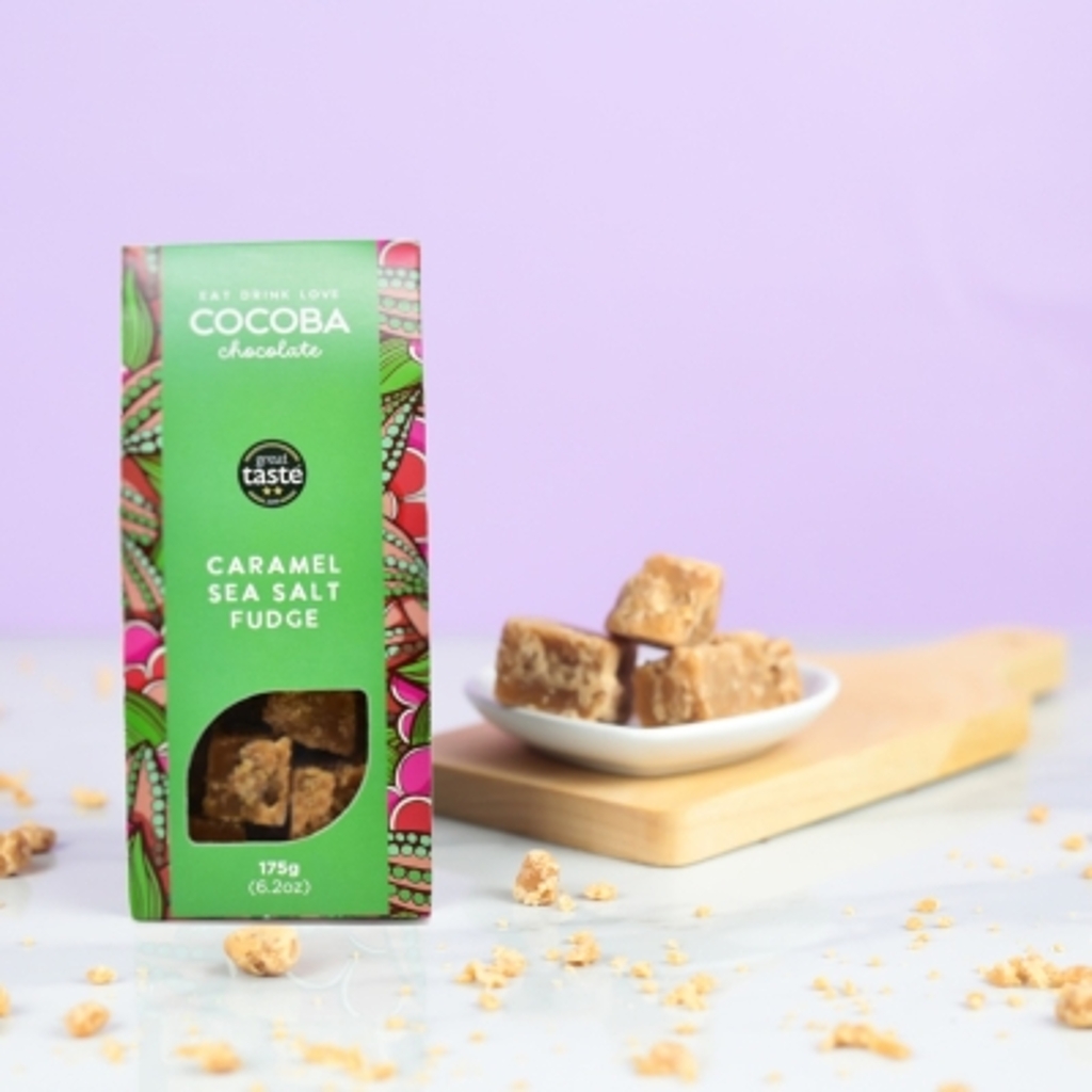 Caramel Sea Salt Fudge